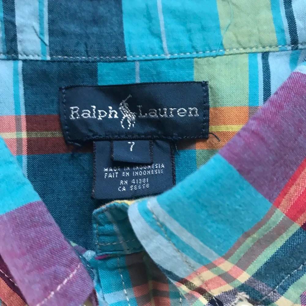 RALPH LAUREN Plaid Shirt